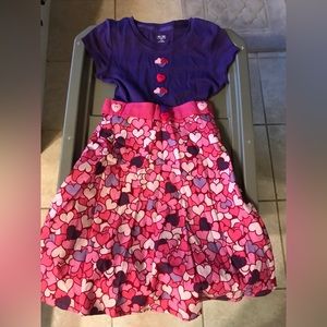 NWOT Girls Cherokee Valentines Dress Size M